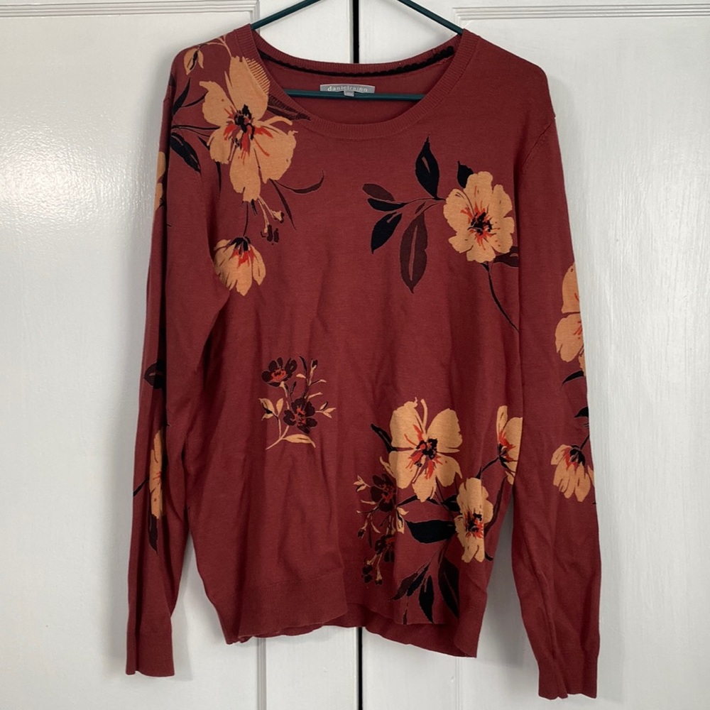 STITCH FIX Daniel Rainn floral sweater